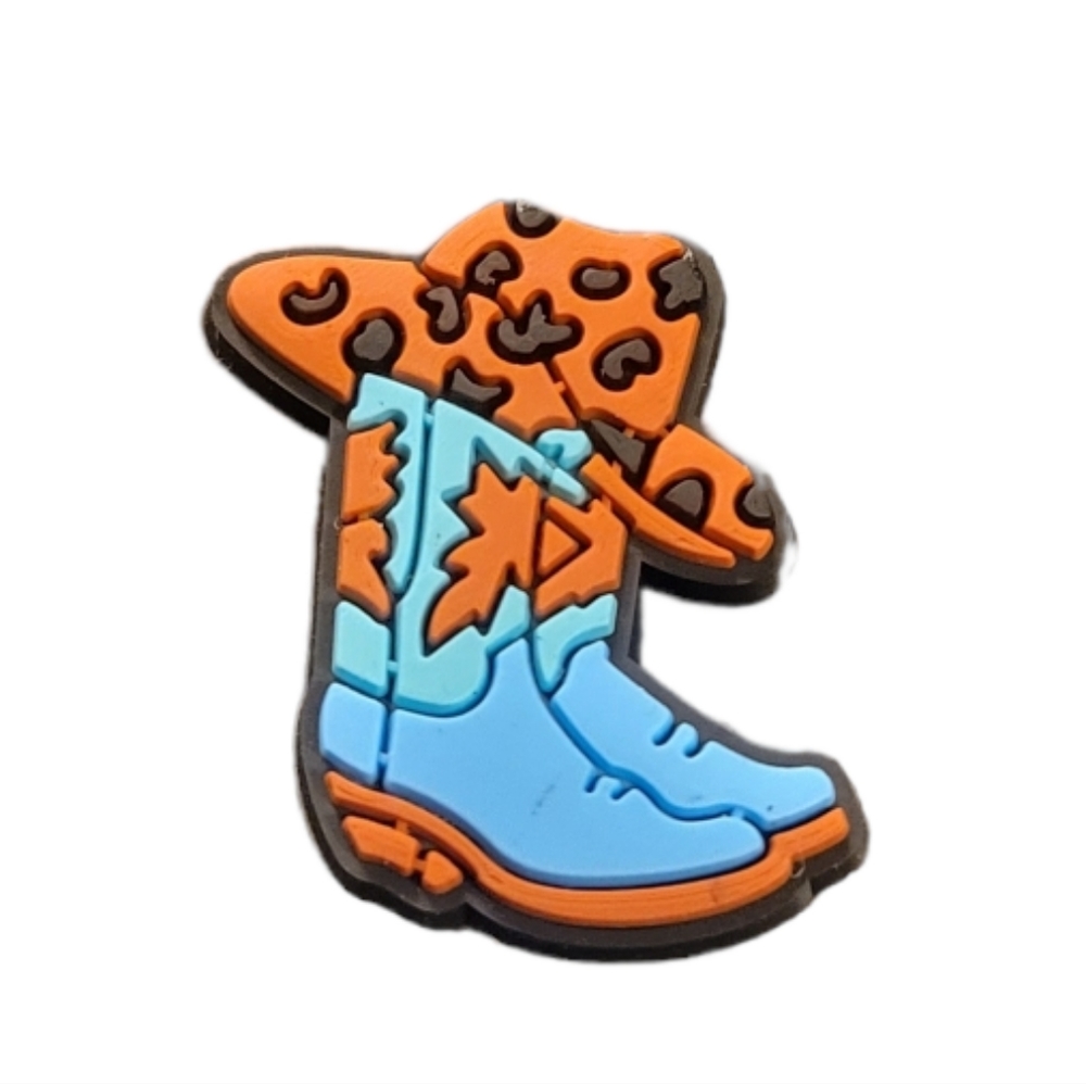 NEW Cowgirl Boot Croc Charm